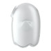 Вакуумный клиторальный стимулятор с вибрацией Satisfyer Glowing Ghost White, светится в темноте - Фото №3