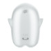 Вакуумный клиторальный стимулятор с вибрацией Satisfyer Glowing Ghost White, светится в темноте - Фото №5
