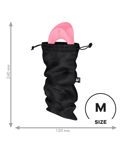 Мішечок для зберігання іграшок Satisfyer Treasure Bag M Black - Фото №1