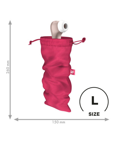 Мішечок для зберігання іграшок Satisfyer Treasure Bag L Pink - Фото №1