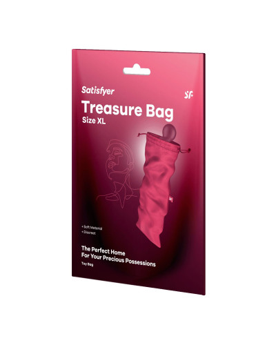 Мішечок для зберігання іграшок Satisfyer Treasure Bag XL Pink - Фото №3