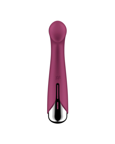 Вібратор з ротацією Satisfyer Spinning G-Spot 1 Red, плоский майданчик для стимуляції точки G - Фото №6