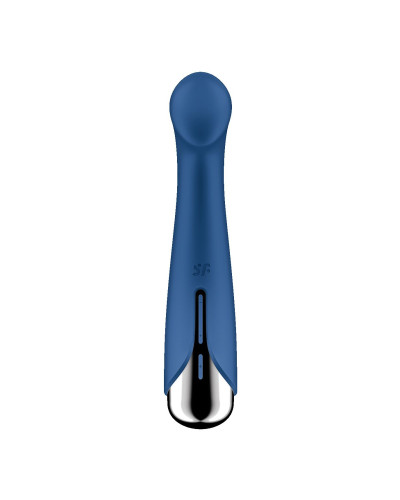 Вібратор з ротацією Satisfyer Spinning G-Spot 1 Blue, плоский майданчик для стимуляції точки G - Фото №6