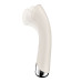 Вибратор с ротацией Satisfyer Spinning G-Spot 1 Beige, плоская площадка для стимуляции точки G - Фото №2