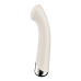 Вибратор с ротацией Satisfyer Spinning G-Spot 1 Beige, плоская площадка для стимуляции точки G - Фото №3