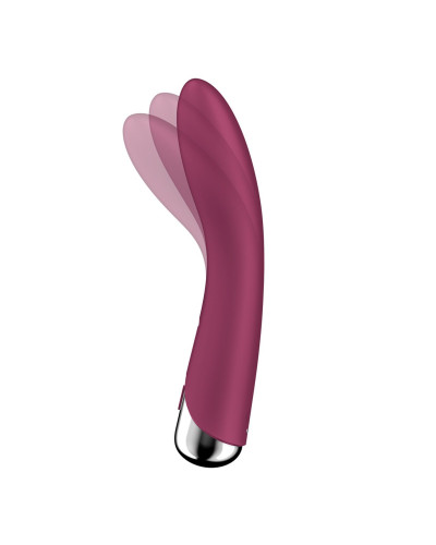 Вібратор точки G з обертанням Satisfyer Spinning Vibe 1 Red, 2 мотори - Фото №2