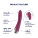 Вібратор точки G з обертанням Satisfyer Spinning Vibe 1 Red, 2 мотори - Фото №7