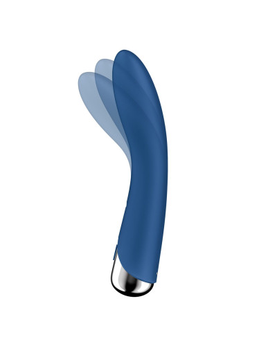 Вібратор точки G з обертанням Satisfyer Spinning Vibe 1 Blue, 2 мотори - Фото №2