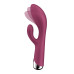 Вібратор-кролик з ротацією Satisfyer Spinning Rabbit 1 Red, 3 мотори - Фото №2