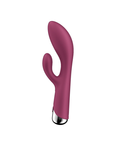 Вібратор-кролик з ротацією Satisfyer Spinning Rabbit 1 Red, 3 мотори - Фото №3