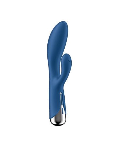 Вібратор-кролик з ротацією Satisfyer Spinning Rabbit 1 Blue, 3 мотори - Фото №5