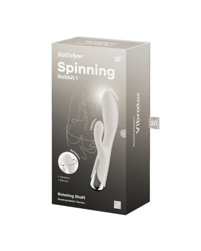 Вибратор-кролик с ротацией Satisfyer Spinning Rabbit 1 Beige, 3 мотора - Фото №8