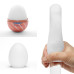 Мастурбатор-яйце Tenga Egg Spiral, щільний TPE, пробник лубриканту 5 мл - Фото №2