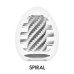 Мастурбатор-яйце Tenga Egg Spiral, щільний TPE, пробник лубриканту 5 мл - Фото №3