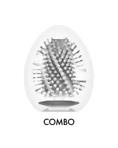 Мастурбатор-яйце Tenga Egg Combo, щільний TPE, пробник лубриканту 5 мл - Фото №3
