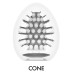 Мастурбатор-яйце Tenga Egg Cone, щільний TPE, пробник лубриканту 5 мл - Фото №3