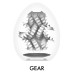 Мастурбатор-яйце Tenga Egg Gear, щільний TPE, пробник лубриканту 5 мл - Фото №3