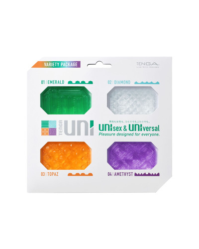 Набір стимуляторів для ерогенних зон Tenga Egg UNI Variety Pack (4 шт) - Фото №1