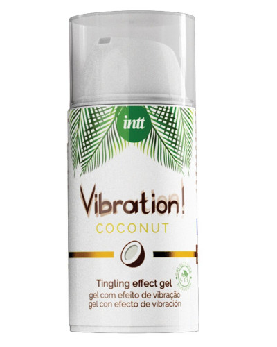 Рідкий вібратор Intt Vibration Coconut Vegan (15 мл) (без пакування!!!) - Фото №1