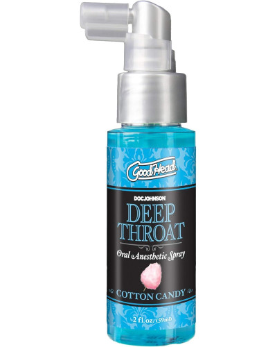 Спрей для мінету Doc Johnson GoodHead DeepThroat Spray - Cotton Candy 59 мл для глибокого мінету - Фото №1