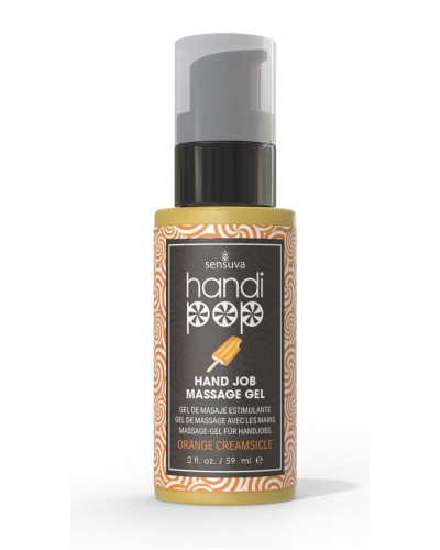 Вкусный гель для изысканных мануальных и оральных ласк Sensuva - Handipop Orange Creamsicle (59 мл) - Фото №1