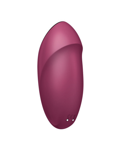 Вібростимулятор-пульсатор Satisfyer Tap & Climax 1 Red, ефект постукування пальцем, 2 мотори - Фото №5