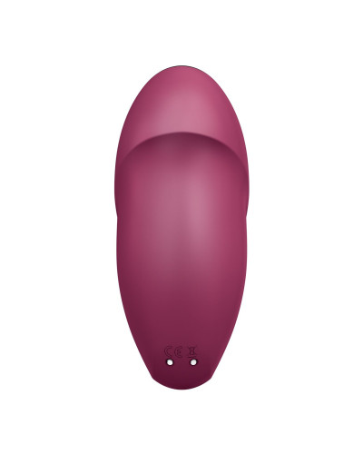 Вібростимулятор-пульсатор Satisfyer Tap & Climax 1 Red, ефект постукування пальцем, 2 мотори - Фото №6
