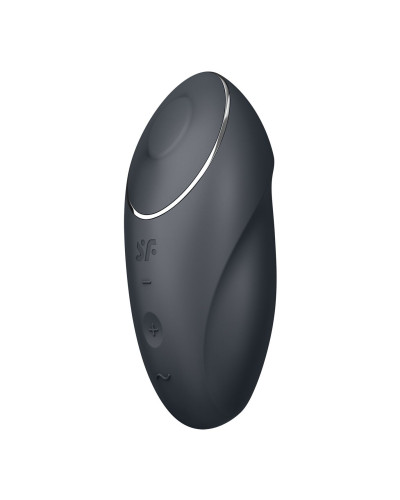 Вибростимулятор-пульсатор Satisfyer Tap & Climax 1 Grey, эффект постукивания пальцем, 2 мотора - Фото №4