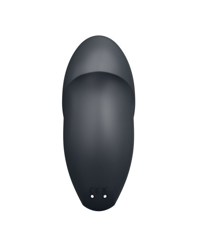 Вибростимулятор-пульсатор Satisfyer Tap & Climax 1 Grey, эффект постукивания пальцем, 2 мотора - Фото №6