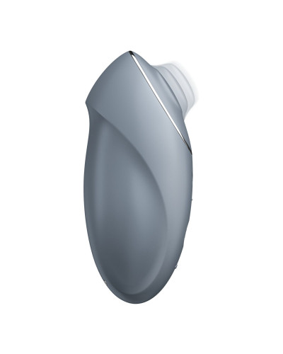 Вибростимулятор-пульсатор Satisfyer Tap & Climax 1 Bluegrey, эффект постукивания пальцем, 2 мотора - Фото №2