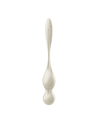 Вагинальные смарт-шарики с вибрацией Satisfyer Love Birds 1 Connect App White, 78 г - Фото №3