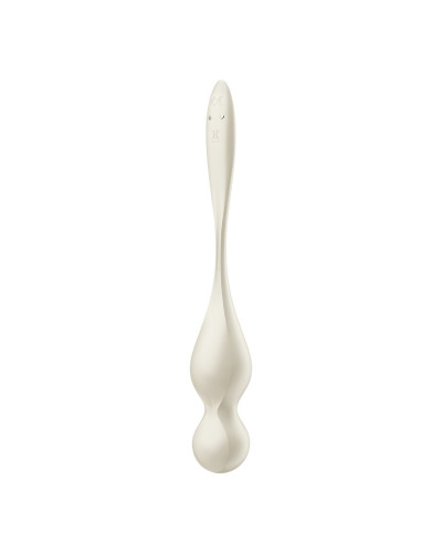 Вагинальные смарт-шарики с вибрацией Satisfyer Love Birds 1 Connect App White, 78 г - Фото №4