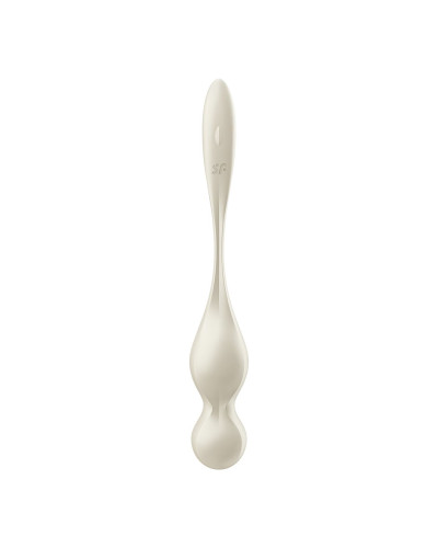 Вагинальные смарт-шарики с вибрацией Satisfyer Love Birds 1 Connect App White, 78 г - Фото №5