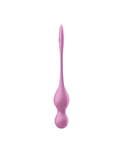 Вагинальные смарт-шарики с вибрацией Satisfyer Love Birds 1 Connect App Pink, 78 г - Фото №2