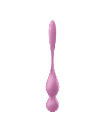 Вагинальные смарт-шарики с вибрацией Satisfyer Love Birds 1 Connect App Pink, 78 г - Фото №3