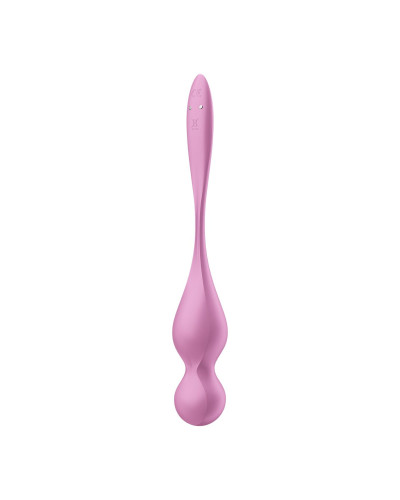 Вагинальные смарт-шарики с вибрацией Satisfyer Love Birds 1 Connect App Pink, 78 г - Фото №4