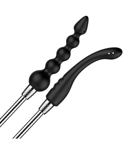 Набір анальних насадок для душу Nexus Advanced Shower Douche Duo Kit – Black, 2 шт - Фото №1
