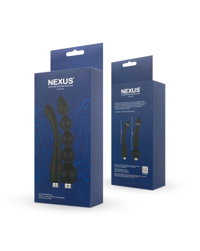 Набір анальних насадок для душу Nexus Advanced Shower Douche Duo Kit – Black, 2 шт - Фото №9