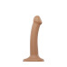 Насадка для страпона Strap-On-Me Dual Density Dildo Caramel S, діаметр 2,7 см, двошарова, гнучка - Фото №2
