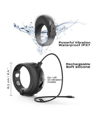 Эрекционное кольцо Dorcel Fit Vibe Ring - Фото №4