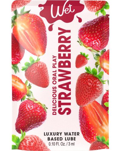 Пробник Wet Oral Play Strawberry (3 мл) - Фото №1
