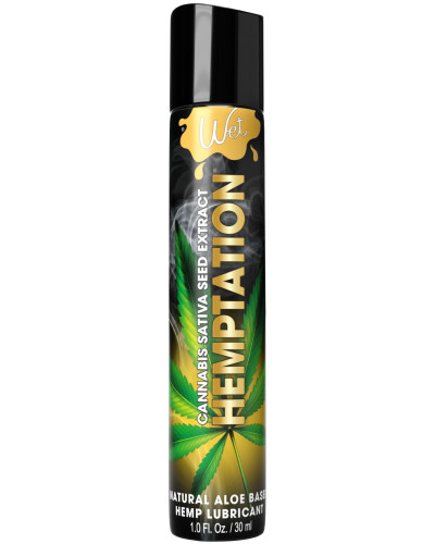 Лубрикант з екстрактом канабісу Wet Hemptation, на водній основі, зволожувальний (30 мл) - Фото №1
