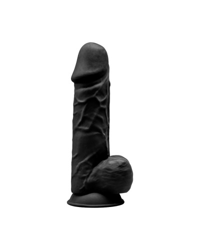 Фаллоимитатор SilexD Norman Black (MODEL 4 size 8.5in), двухслойный, силикон+Silexpan, диаметр 5см - Фото №1