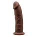 Фаллоимитатор SilexD Oscar Brown (MODEL 2 size 9in), двухслойный, силикон+Silexpan, диаметр 5,4см - Фото №1