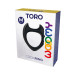 Эрекционное кольцо Wooomy Toro M Black - Фото №3