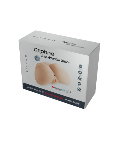 Мастурбатор-попка з двома входами SilexD Daphne Ass Masturbator, суперреалістичний, термореактивний - Фото №6