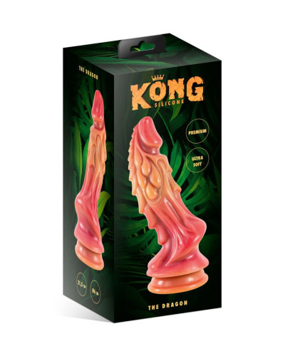Фентезійний фалоімітатор Kong Silicone The Dragon - Фото №2