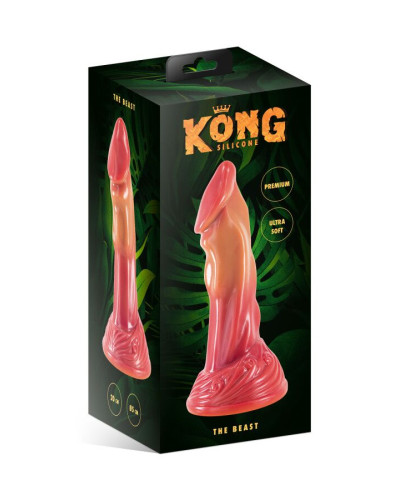 Фентезійний фалоімітатор Kong Silicone The Beast - Фото №2
