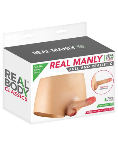 Страпон Real Body — Real Manly full and realistic S/M - Фото №5