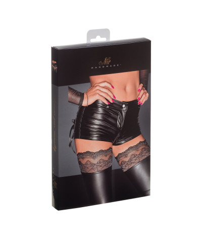 Шортики с мокрым эффектом Noir Handmade F138 Powerwetlook shorts, S - Фото №3